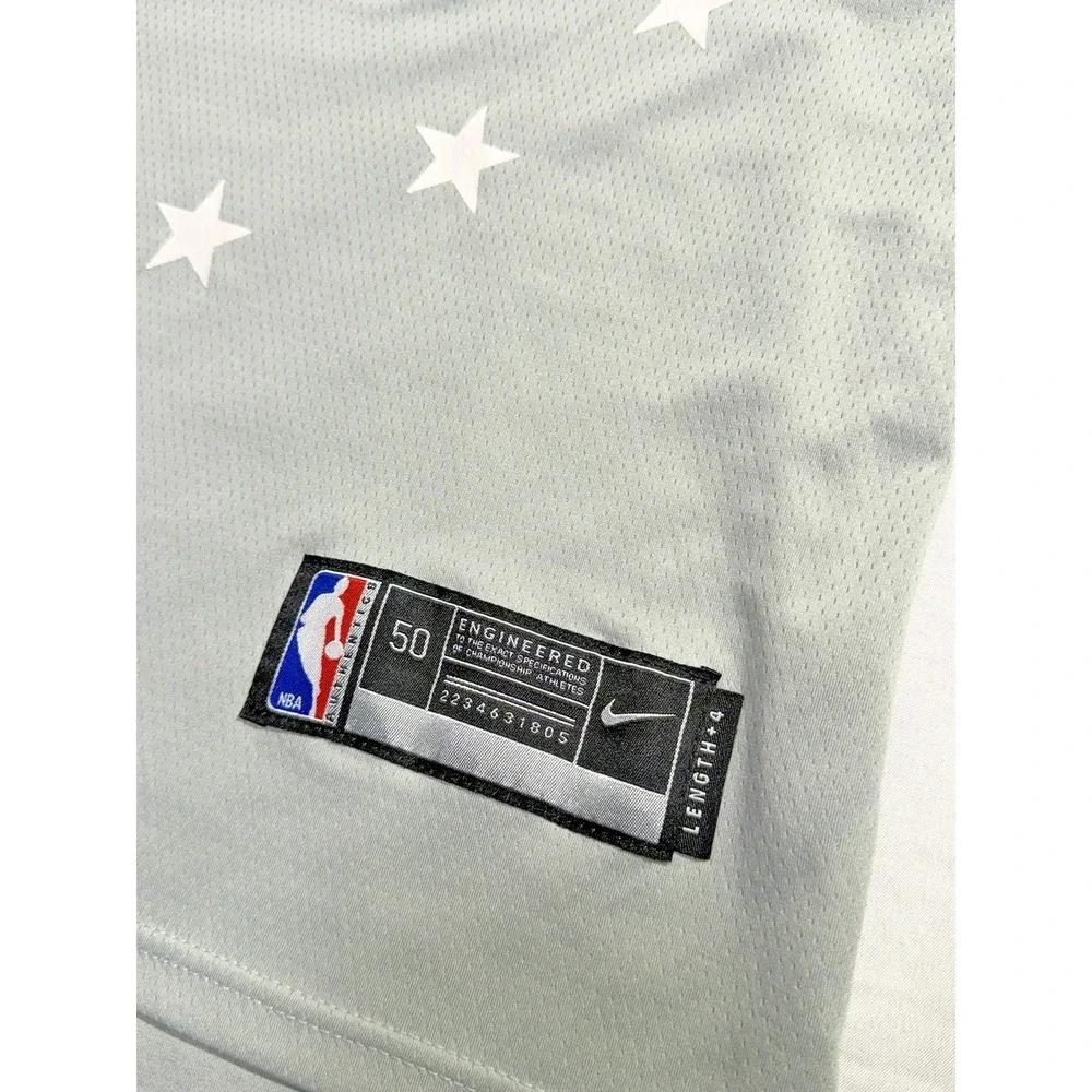 Ben‎ Simmons Nike Sixers City Edition Swingman Jersey Size 50 TALL Men's - Picture 2 of 8